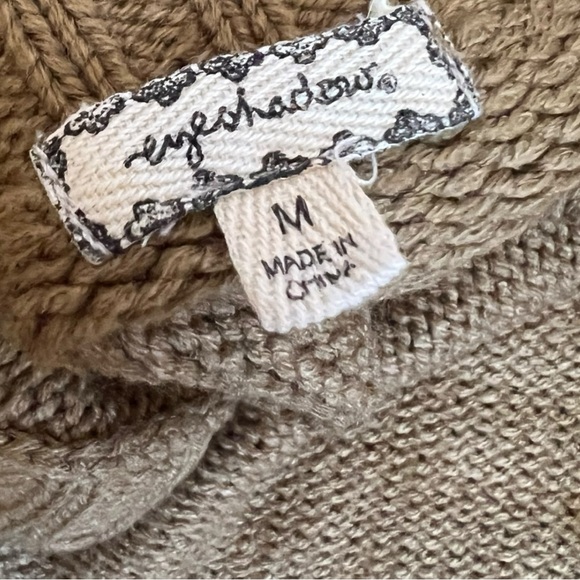 Cozy Eyeshadow Faux Fur Sweater Cardigan Vest Sz M - Picture 11 of 15